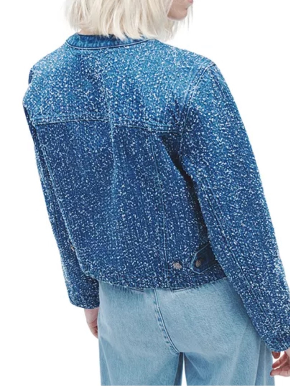 Rag & Bone Cora Tweed Denim Crop Jacket - Picture 7 of 12
